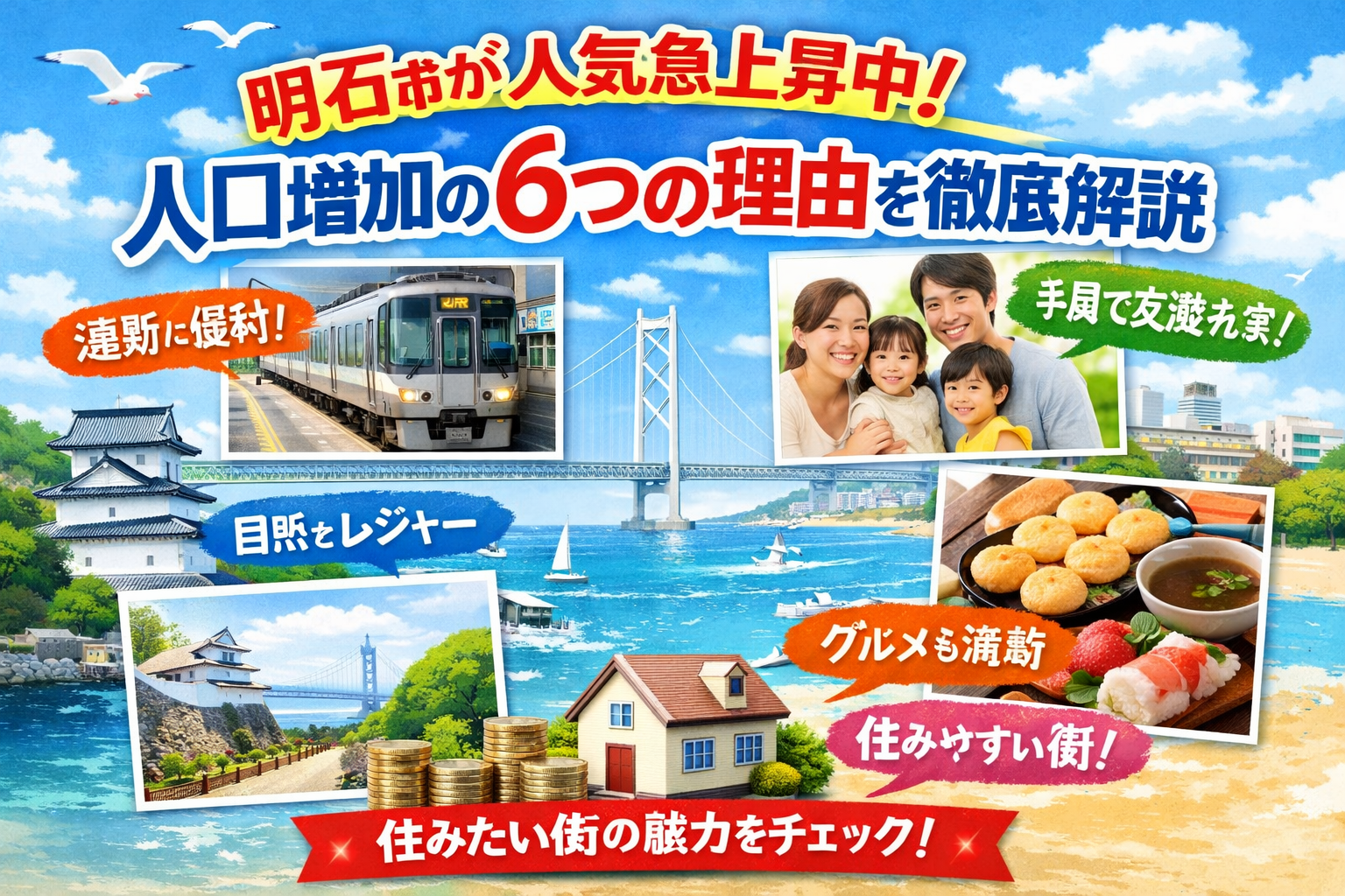 明石市の人口増加はなぜ？