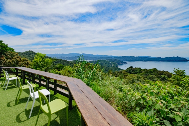 淡路島のテラス