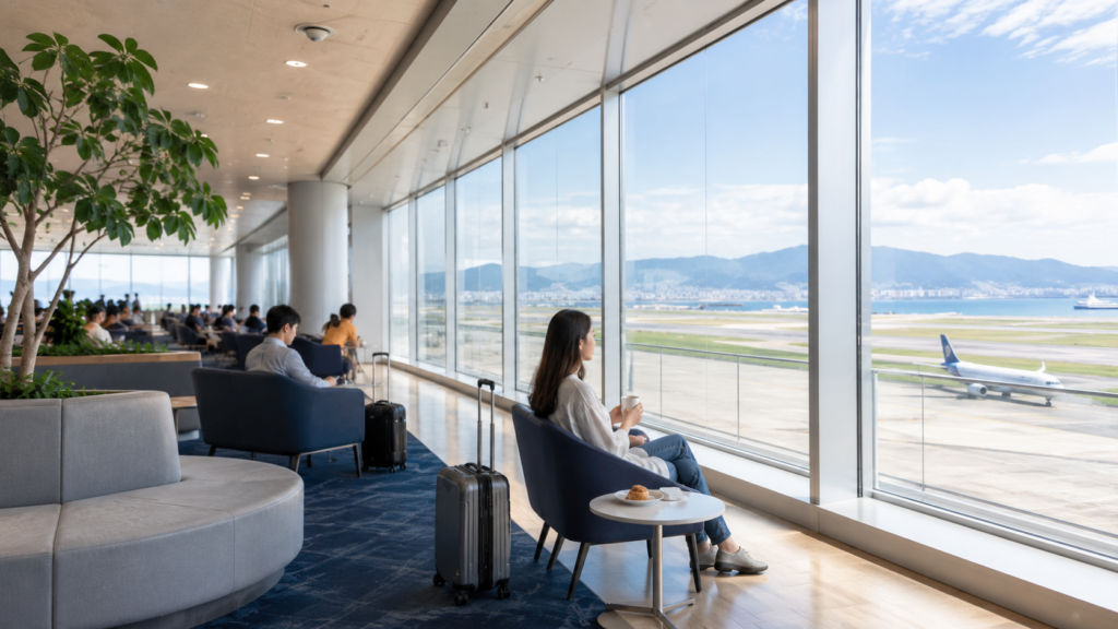 神戸空港　暇　女性