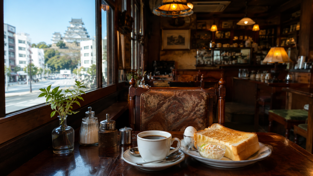 早朝モーニングカフェの店内